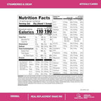 SlimFast Meal Replacement Powder, Original Strawberries & Cream, Weight Loss Shake Mix, 10g of Protein, 14 Servings (Pack of 3) (Packaging May Vary)