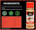 Ina Paarman | Chilli & Garlic Seasoning | 6.75 oz | Award Winning | Pairs with Fish, Chicken, Red Meat, Veg | Cooking | Natural Ingredients | Delicious Flavor | Spice | Chilli & Garlic Seasoning