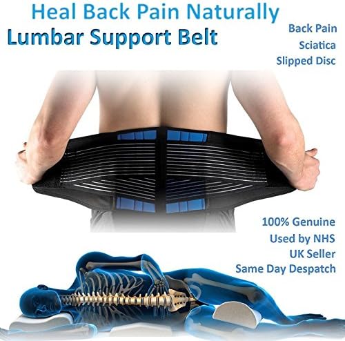 Back Brace Support Belt,MUEQU Deluxe Neoprene Double Pull Lumbar Lower Back Support Brace Exercise Belt Pain Relief,Helps Men & Women Relieve Lower Back Pain(X-Large/36-40")