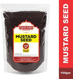 SHUDH BLACK MUSTARD SEEDS 3.5 oz | 100GM | Whole Spice (Kali Rai) ~ All Natural | Gluten Friendly | NON-GMO | Vegan | Indian Origin