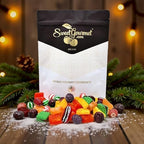 SweetGourmet Holiday Hard Candy Mix, Traditional Christmas Candies, Assorted Solid Shapes and Flavors, 2-Pound Bag