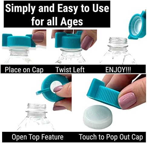 3-Pack WATER BOTTLE Opener ERGO OPENER | Arthritis Sufferers Elderly Seniors Weak Hands | Easy Twist-Off Plastic Bottle Opening Tool Travel On-Go | Carpal Tunnel | MADE in USA