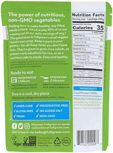 Cauli Rice - Fullgreen - Low Carb Riced Cauliflower (Cauliflower, 1 Count)