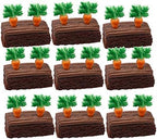 24pk Carrot Sugar Decoration Toppers for Cakes Cupcakes Cake Pops
