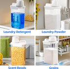 Laundry Detergent Dispenser for Laundry Room Organization and Storage,78OZLiquid Laundry Detergent Dispenser ，Laundry Soap Dispenser，BPA Free & PET Plastic Clear