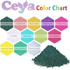 Ceya Ultra Fine Glitter Powder，3.5oz/ 100g Honey Yellow Craft Glitter Powder Mixed Fine Iridescent Nail Sequins Flakes for Epoxy Resin, DIY Crafts Tumblers Painting, Scrapbooking, Christmas Decor