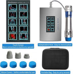 Extracorporeal Shockwave Therapy Machine for Deep Tissue Pain Relief Shock Wave Device with 7 Massage Heads for Plantar Fasciitis,Sports Injuries Non-Invasive Focused Shockwave Machine