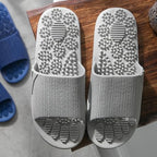Men's Acupressure House Slippers - Breathable Non-Slip Foot Massage Sandals for Indoor/Outdoor, Unisex Summer Wear