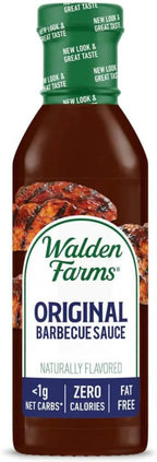 Walden Farms Original Barbecue Sauce – Zero Calorie, Low Carb, Keto-Friendly, Vegan, Sugar-Free – 12 oz Bottle