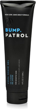 Bump Patrol Cool Shave Gel - Sensitive Clear Shaving Gel With Menthol Prevents Razor Burn, Bumps, Ingrown Hair - 4 Ounces