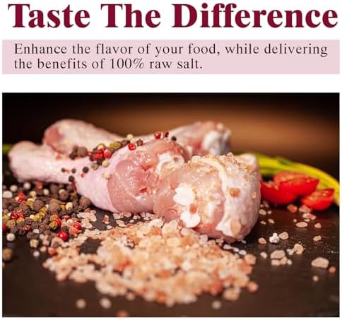 Himalayan Chef Pink Himalayan Salt Coarse Grain, 5 lbs Plastic Jar - Pure, Natural, Kosher, Mineral-Rich, Ideal for Grinder Refills, Cooking, Seasoning