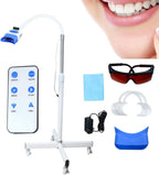 Teeth Whitening Machine LED Light, Mobile Dental Teeth Whitening Lamp Bleaching Accelerator, 36W Cold Tooth Whitener Light with Remote Control, 110V