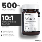 AMALTH Salacia Oblonga Capsules 500 mg | Salacia Oblonga Extract Supplement | Herbal Extract Formula | Plant Based Supplement | Natural Botanical Capsules | Non-GMO | 120 Veg Capsules