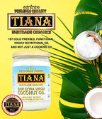 TIANA Fair Trade Organics Raw Extra Virgin Coconut Oil 500 ml