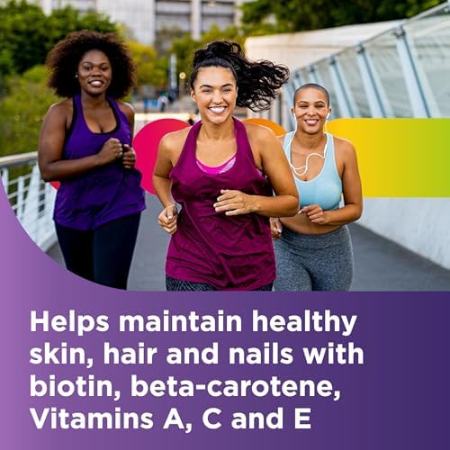 Centrum Multivitamin Tablet for Women, Multivitamin/Multimineral Supplement with Iron, Vitamin D3, B Vitamins and Antioxidant Vitamins C and E, Gluten Free, Non-GMO Ingredients - 200 Count