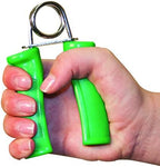 CanDo Hand Grip Exerciser Pair-Green, Medium (Pack of 2)