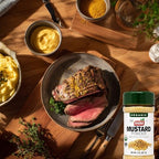 Badia Organic Ground Mustard, 2 oz – Organic Ground Yellow Mustard Seeds Powder, Bold Flavor, Kosher