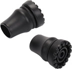 2-Pack Rubber Cane Tips 3/4 Inch 5/8 Inch 7/8 Inch Heavy Duty Walking Cane Tips, Black Sturdy Replacement Cane Tip for Seniors Walking Stick, Safety Cane Crutch Accessories