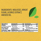Panda ® | Natural Soft Original Licorice | Pure Panda Black Licorice Candy Made with Only Four Natural Ingredients | Non-GMO Project verified | Vegan & Fat Free | 32 Gr - 1,125 OZ x 20 Bars Pack