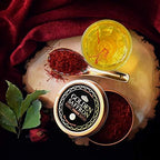 Golden Saffron, Finest Pure Premium All Red Saffron Threads, Grade A+ Super Negin, Non-GMO Verified. For Tea, Paella, Rice, Desserts, Golden Milk and Risotto (10.0 Grams)
