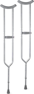 Medline Heavy Duty Adult Bariatric Crutches, 650 lbs Capacity