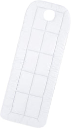 Massage Table Pad Salon Bed Cover Breathable with Face Hole for SPA Beauty Polyester Thickened Mattress 27.56inchx72.83inch, white