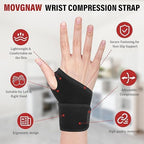 1pc Black Carpal Tunnel Wrist Brace, Adjustable Brace Night Support for Fitness, Right & Left Hands Weightlifting,Wraps for Women and Men