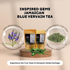 100% Jamaican Blue Vervain organic tea-2Pack-.handpicked in Jamaica- Blue Vervain herb, Jamaica Bush tea, Jamaican Herbs