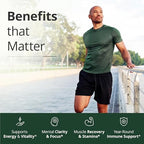 Multivitamin for Men with Vitamins and Minerals for Energy, Focus and Immune Health – Premium Daily Mens Multivitamins & Multiminerals – 60 Liquid Capsules