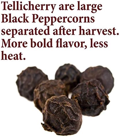 The Spice Way Whole Tellicherry Black Peppercorns - (4 oz) can be used as a grinder refill bulk.