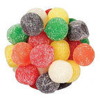 Assorted Giant Gum Drops Candy Fruit Flavor - Bulk Cherry, Lemon, Lime, Licorice, and Orange Giant Gumdrops Candy (2 Pound)