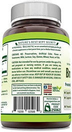 Herbal Secrets Bromelain Supplement 500 Mg Tablets Supplement | Non-GMO | Gluten Free | Made in USA (120 Count)