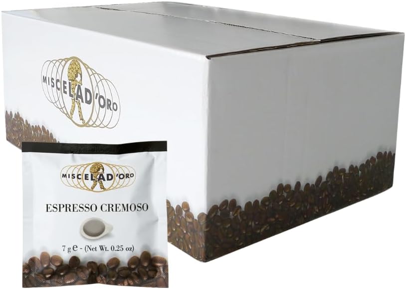 Miscela d'Oro Single Shot Espresso Cremoso Ground Pods, 150 pack