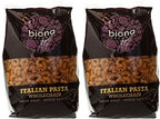 Biona Whole Macaroni Organic Bronze Extruded 500g-2 Pack