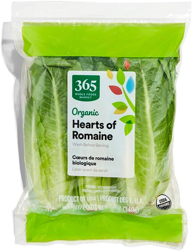 Organic Romaine Hearts, 3 Count