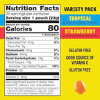 Gushers Fruit Flavored Snacks, Tropical and Strawberry Flavors, Family Pack, 20 Ct, 16 oz