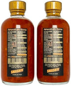 Hell Fire Detroit Bhut Jolokia (aka Ghost) Hot Sauce (Superhot), Limited Edition, Crafted with Fresh, Fire-Roasted Bhut Jolokia Chile Peppers, All-Natural, Vegan, Gluten-Free, Low Sodium – 4 Fl Oz (Pack of 2)