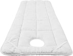 Beauty Salon Sheets, Beauty Massage Bed Cover, Bed Sheets with Face Breath Hole SPA Table Cover Massage Supplies, White