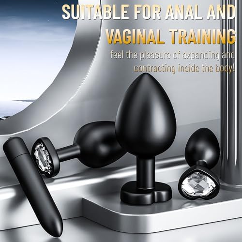 Couple Adult Toy Portable Butt Jewelry for Indoor Outdoor Play Anales Expanding Training Plug Sunglasses (Transparent 1)