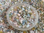 WHOLESALE Natural Semi Tumbled Morganite Gemstone Chips, Crushed Mini Crystals, Undrilled Crystal Chips (Morganite, 0.25 Pound)