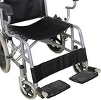 FUSHIDA 2 PCS Wheelchair Calf Strap, Soft Footrest for Disabled Elderly, Transporter Leg Strap Support, Medical Leg Restraint Use Oxford Cloth Material 20.5 x 3.9 Inch F256