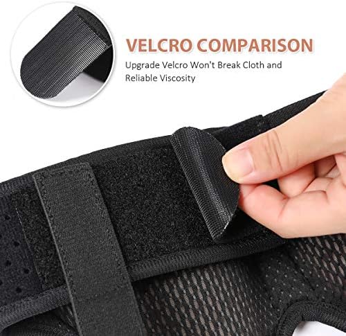 Tenbon Inguinal Hernia Belts for Men - Bilateral/Double Groin Hernia Support Pre and Post Surgery Truss for Pain Relief Recovery Adjustable Strap with 2 Removable Medical Compression Pads Comfortable & Breathable Design