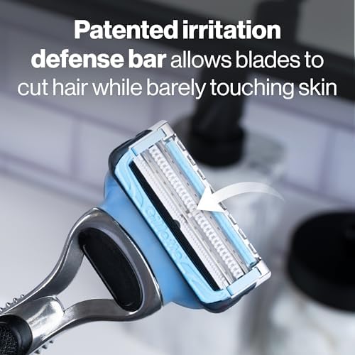 Gillette SkinGuard Razor Blade Refills for Men, 2 Blade Cartridge, SkinGuard for Sensitive Skin, Lubrication, Fits SkinGuard Razor Handles, 8 Count