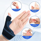 Thumb Brace Spica Splint,CMC Joint Thumb Support Brace for Arthritis Pain Relief,De Quervain's Tendonitis,Sprains,Strains,Trigger Thumb Immobilizer,Left or Right Hands(Medium)
