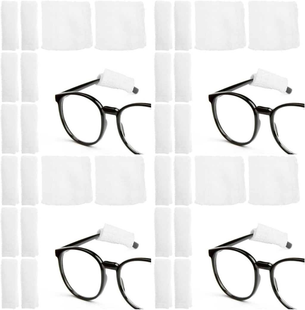 Ipetboom 32pcs Facial Mask Ear Cushions for Sunglasses Washable Ear Pads for Comfort for Long-Term Use Great for Health Workers Elderly