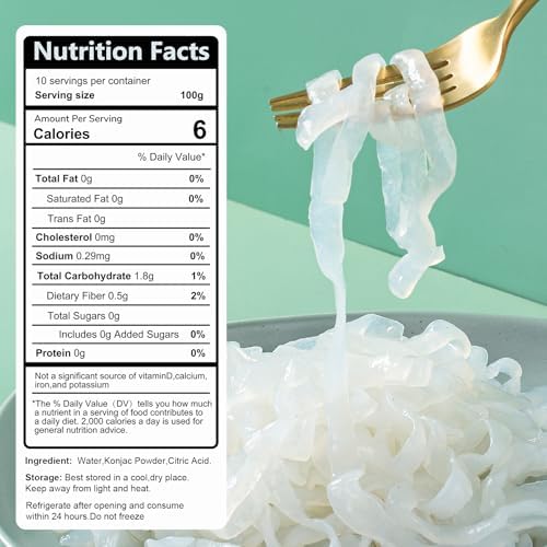 Hethstia Shirataki Noodle, Vegan Pho Konjac Noodle Ready to Eat Plant-Based Vietnamese Low Carb Konjac Noodle Pho, Low Calorie, Keto, Gluten-Free, Sugar-Free, Non-GMO, Healthy Meal & Holiday Gift