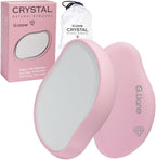 Crystal Hair Eraser,Physical Glass Hair Removal,Reusable Nano Hair Remover Stone,Epilator for Women and Men,Soft Silky Skin (Pink)