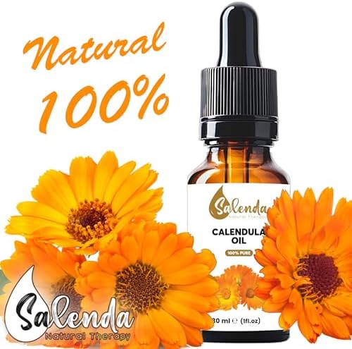 Calendula Oil, Calendula Oil for Skin, Fragrance Oils for Candle Making, 100% Pure & Natural, 1 Fl Oz (30 ml)