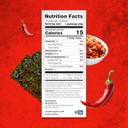 KIMCHIP (30-Pack) Spicy Kimchi Salsa Seaweed Snack – organic, vegan, gluten-free, low-calorie nori chips
