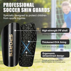 Soccer Shin Guards for Kids Youth, Toddler Shin Pads with Sleeves and Long Soccer Socks for Age 2-12 Boys & Girls Toddler Children Teenagers, Protective Lightweight Soccer Equipment